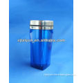 16oz new popular double wall stainless steel plastic travel mug